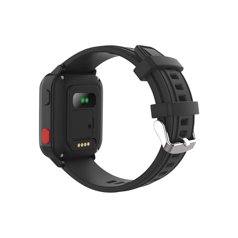 Pulsera SOS con localización en tiempo real y detección de emergencias.